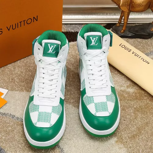 Cheap Louis Vuitton High Tops Shoes For Men #1289196 Replica Wholesale [$80.00 USD] [ITEM#1289196] on Replica Louis Vuitton High Tops Shoes