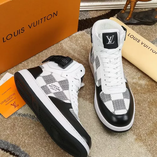 Cheap Louis Vuitton High Tops Shoes For Men #1289197 Replica Wholesale [$80.00 USD] [ITEM#1289197] on Replica Louis Vuitton High Tops Shoes