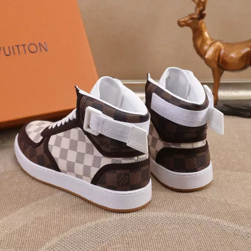 Cheap Louis Vuitton High Tops Shoes For Men #1289198 Replica Wholesale [$76.00 USD] [ITEM#1289198] on Replica Louis Vuitton High Tops Shoes