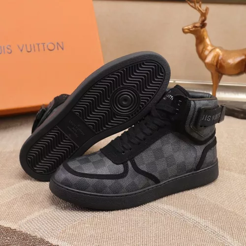 Cheap Louis Vuitton High Tops Shoes For Men #1289200 Replica Wholesale [$76.00 USD] [ITEM#1289200] on Replica Louis Vuitton High Tops Shoes