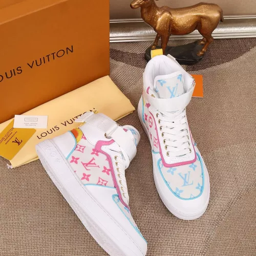 Cheap Louis Vuitton High Tops Shoes For Men #1289201 Replica Wholesale [$80.00 USD] [ITEM#1289201] on Replica Louis Vuitton High Tops Shoes