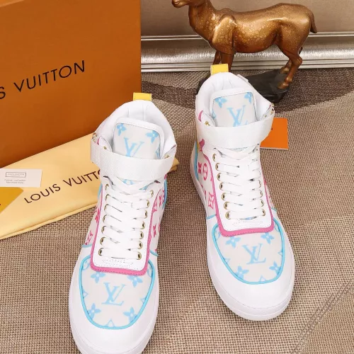 Cheap Louis Vuitton High Tops Shoes For Men #1289201 Replica Wholesale [$80.00 USD] [ITEM#1289201] on Replica Louis Vuitton High Tops Shoes