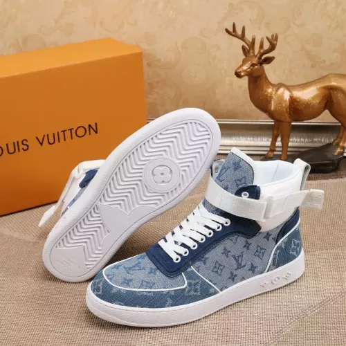 Cheap Louis Vuitton High Tops Shoes For Men #1289203 Replica Wholesale [$76.00 USD] [ITEM#1289203] on Replica Louis Vuitton High Tops Shoes