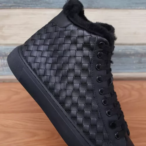 Cheap Bottega Veneta BV High Tops Shoes For Men #1289223 Replica Wholesale [$122.00 USD] [ITEM#1289223] on Replica Bottega Veneta BV High Tops Shoes