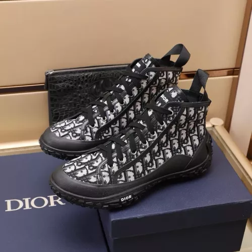 Cheap Christian Dior High Top Shoes For Men #1289227 Replica Wholesale [$102.00 USD] [ITEM#1289227] on Replica Christian Dior High Top Shoes