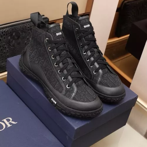 Cheap Christian Dior High Top Shoes For Men #1289228 Replica Wholesale [$102.00 USD] [ITEM#1289228] on Replica Christian Dior High Top Shoes