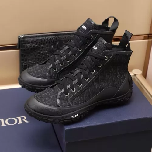 Cheap Christian Dior High Top Shoes For Men #1289228 Replica Wholesale [$102.00 USD] [ITEM#1289228] on Replica Christian Dior High Top Shoes