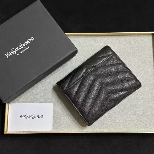 Cheap Yves Saint Laurent YSL Wallets #1289247 Replica Wholesale [$42.00 USD] [ITEM#1289247] on Replica Yves Saint Laurent YSL Wallets