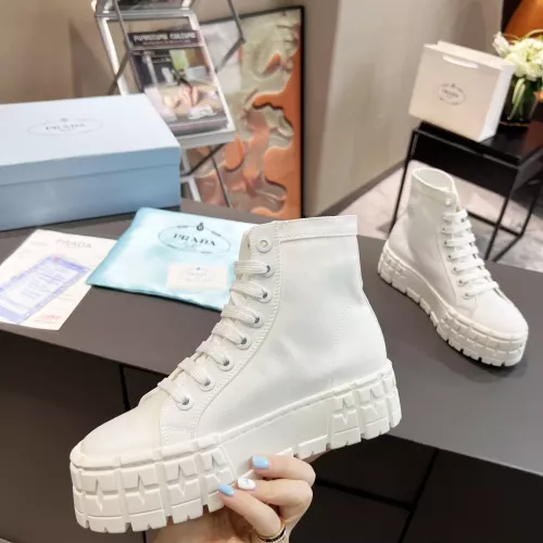 Cheap Prada High Top Shoes For Women #1289259 Replica Wholesale [$82.00 USD] [ITEM#1289259] on Replica Prada High Top Shoes