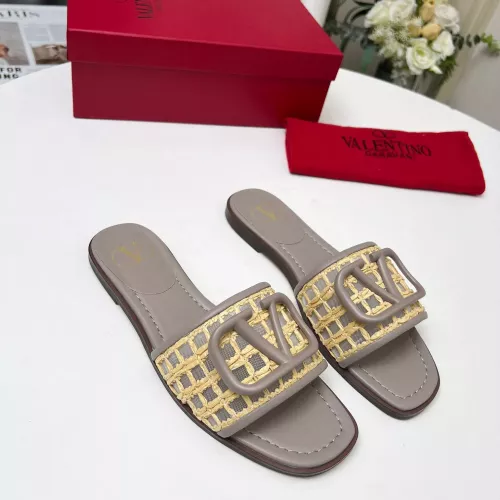 Cheap Valentino Slippers For Women #1289275 Replica Wholesale [$82.00 USD] [ITEM#1289275] on Replica Valentino Slippers