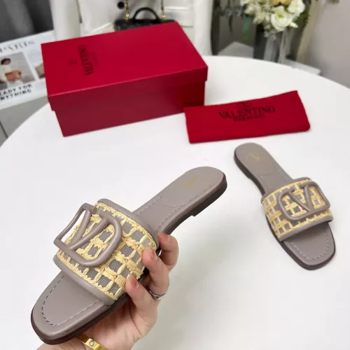 Cheap Valentino Slippers For Women #1289275 Replica Wholesale [$82.00 USD] [ITEM#1289275] on Replica Valentino Slippers