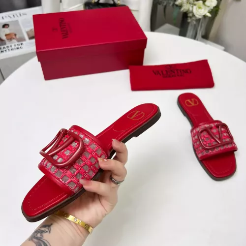 Cheap Valentino Slippers For Women #1289277 Replica Wholesale [$82.00 USD] [ITEM#1289277] on Replica Valentino Slippers