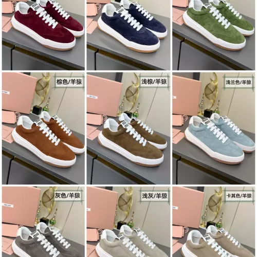 Cheap MIU MIU Casual Shoes For Women #1289373 Replica Wholesale [$100.00 USD] [ITEM#1289373] on Replica MIU MIU Casual Shoes