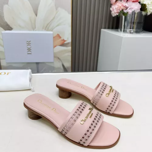 Cheap Christian Dior Slippers For Women #1289412 Replica Wholesale [$85.00 USD] [ITEM#1289412] on Replica Christian Dior Slippers