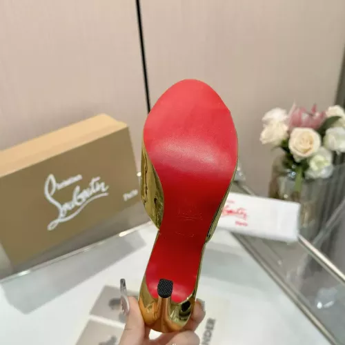 Cheap Christian Louboutin CL Slippers For Women #1289416 Replica Wholesale [$76.00 USD] [ITEM#1289416] on Replica Christian Louboutin CL Slippers