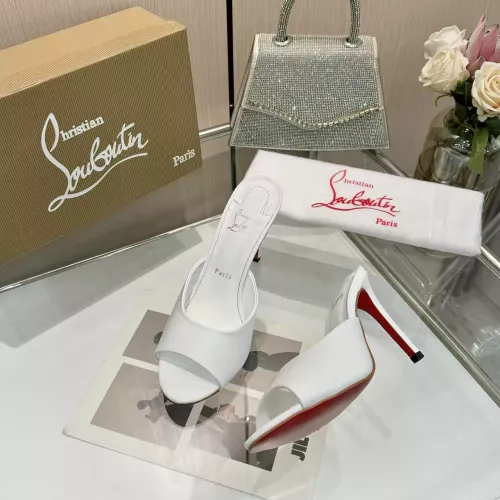 Cheap Christian Louboutin CL Slippers For Women #1289417 Replica Wholesale [$76.00 USD] [ITEM#1289417] on Replica Christian Louboutin CL Slippers