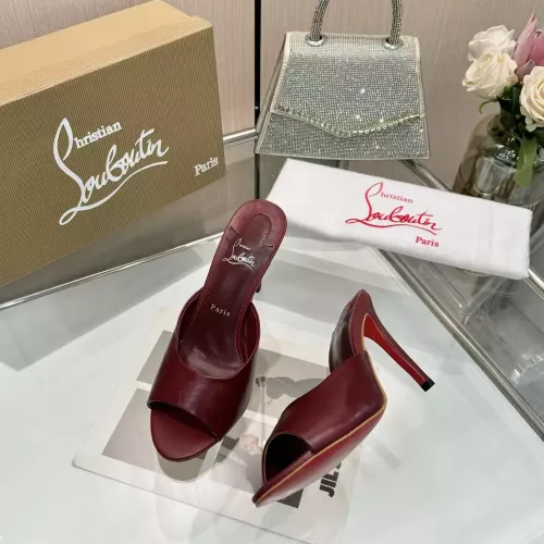 Cheap Christian Louboutin CL Slippers For Women #1289418 Replica Wholesale [$76.00 USD] [ITEM#1289418] on Replica Christian Louboutin CL Slippers