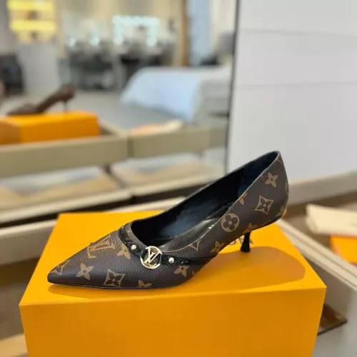 Cheap Louis Vuitton High-Heeled Shoes For Women #1289454 Replica Wholesale [$115.00 USD] [ITEM#1289454] on Replica Louis Vuitton High-Heeled Shoes