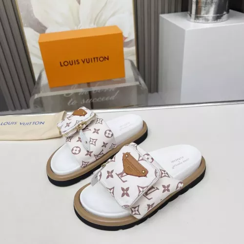 Cheap Louis Vuitton Slippers For Women #1289476 Replica Wholesale [$80.00 USD] [ITEM#1289476] on Replica Louis Vuitton Slippers