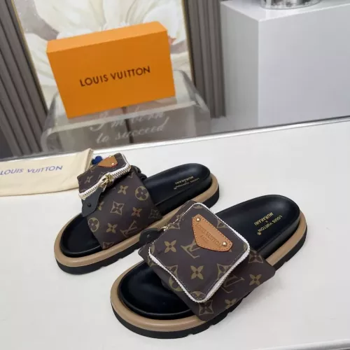 Cheap Louis Vuitton Slippers For Women #1289477 Replica Wholesale [$80.00 USD] [ITEM#1289477] on Replica Louis Vuitton Slippers