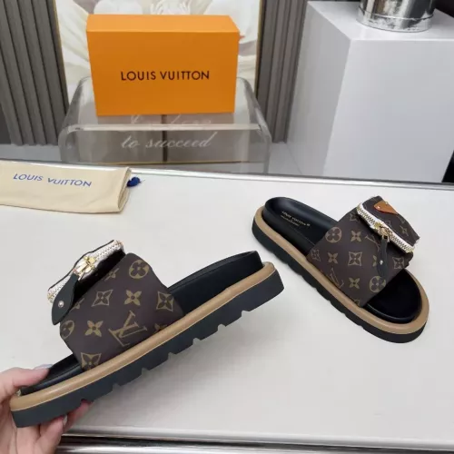 Cheap Louis Vuitton Slippers For Women #1289477 Replica Wholesale [$80.00 USD] [ITEM#1289477] on Replica Louis Vuitton Slippers