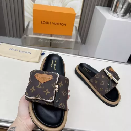 Cheap Louis Vuitton Slippers For Women #1289477 Replica Wholesale [$80.00 USD] [ITEM#1289477] on Replica Louis Vuitton Slippers