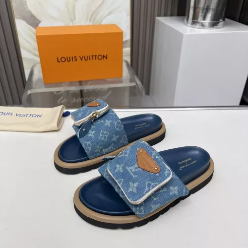 Cheap Louis Vuitton Slippers For Women #1289479 Replica Wholesale [$80.00 USD] [ITEM#1289479] on Replica Louis Vuitton Slippers