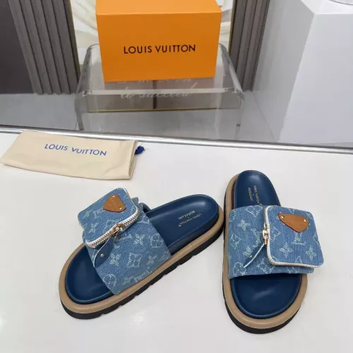 Cheap Louis Vuitton Slippers For Women #1289479 Replica Wholesale [$80.00 USD] [ITEM#1289479] on Replica Louis Vuitton Slippers