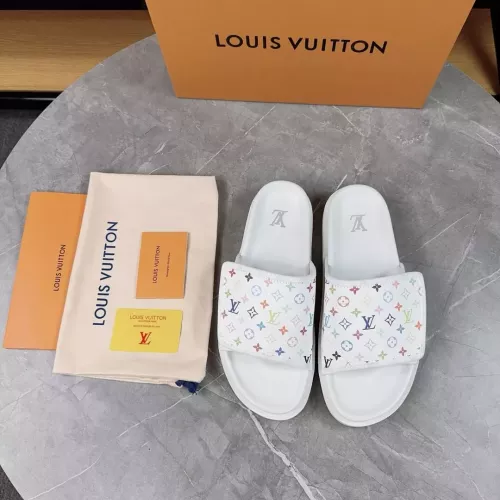 Cheap Louis Vuitton Slippers For Women #1289482 Replica Wholesale [$88.00 USD] [ITEM#1289482] on Replica Louis Vuitton Slippers