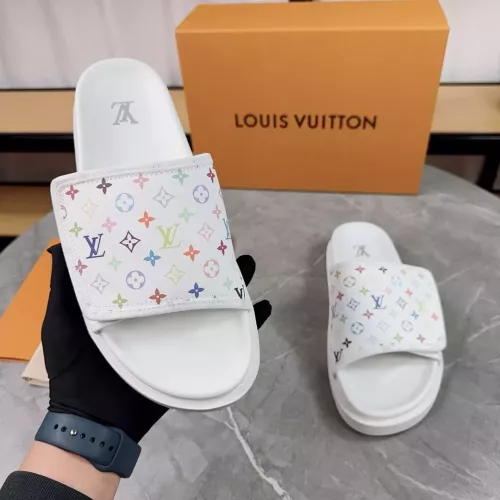 Cheap Louis Vuitton Slippers For Men #1289484 Replica Wholesale [$88.00 USD] [ITEM#1289484] on Replica Louis Vuitton Slippers