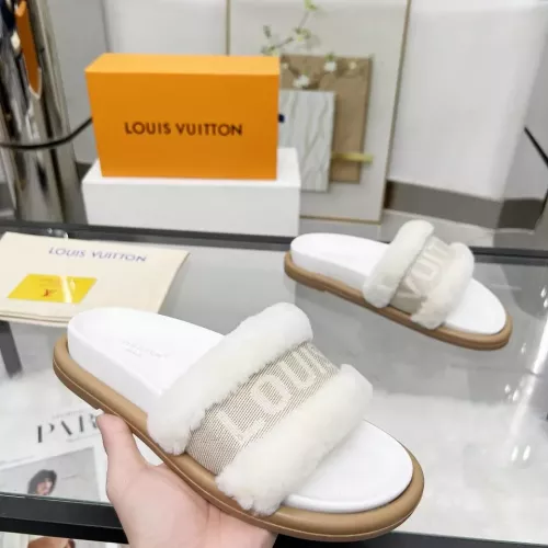 Cheap Louis Vuitton Slippers For Women #1289486 Replica Wholesale [$82.00 USD] [ITEM#1289486] on Replica Louis Vuitton Slippers