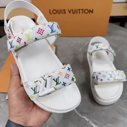 Cheap Louis Vuitton Sandal For Women #1289489 Replica Wholesale [$88.00 USD] [ITEM#1289489] on Replica Louis Vuitton Sandal