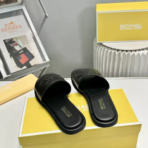 Cheap Michael Kors Slippers For Women #1289506 Replica Wholesale [$76.00 USD] [ITEM#1289506] on Replica Michael Kors Slippers