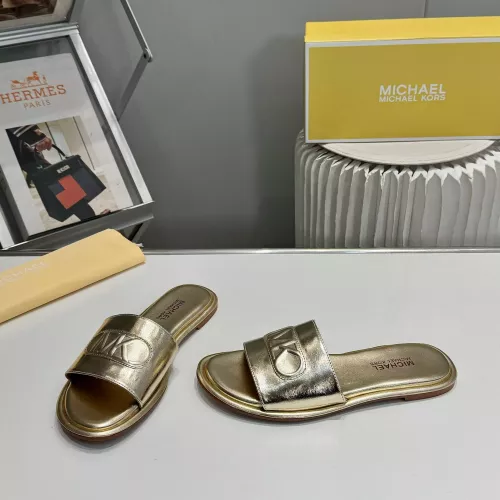 Cheap Michael Kors Slippers For Women #1289508 Replica Wholesale [$76.00 USD] [ITEM#1289508] on Replica Michael Kors Slippers