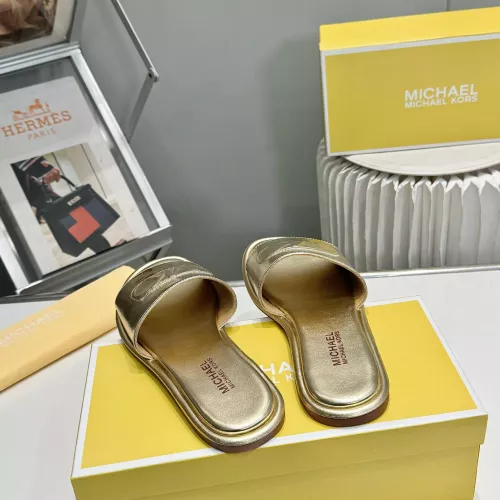 Cheap Michael Kors Slippers For Women #1289508 Replica Wholesale [$76.00 USD] [ITEM#1289508] on Replica Michael Kors Slippers