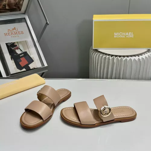 Cheap Michael Kors Slippers For Women #1289512 Replica Wholesale [$76.00 USD] [ITEM#1289512] on Replica Michael Kors Slippers