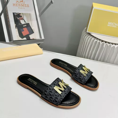 Cheap Michael Kors Slippers For Women #1289515 Replica Wholesale [$76.00 USD] [ITEM#1289515] on Replica Michael Kors Slippers