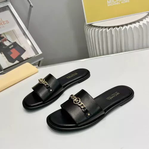 Cheap Michael Kors Slippers For Women #1289518 Replica Wholesale [$76.00 USD] [ITEM#1289518] on Replica Michael Kors Slippers