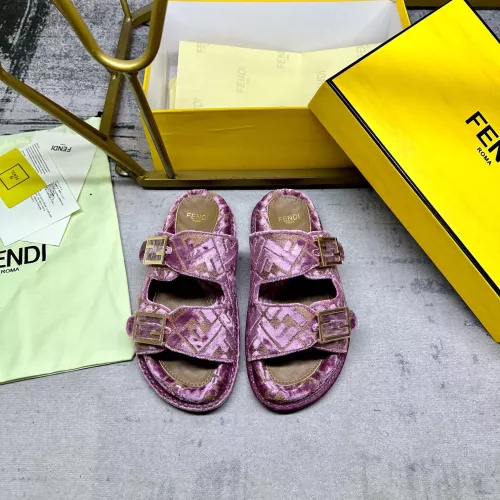 Cheap Fendi Slippers For Women #1289519 Replica Wholesale [$85.00 USD] [ITEM#1289519] on Replica Fendi Slippers