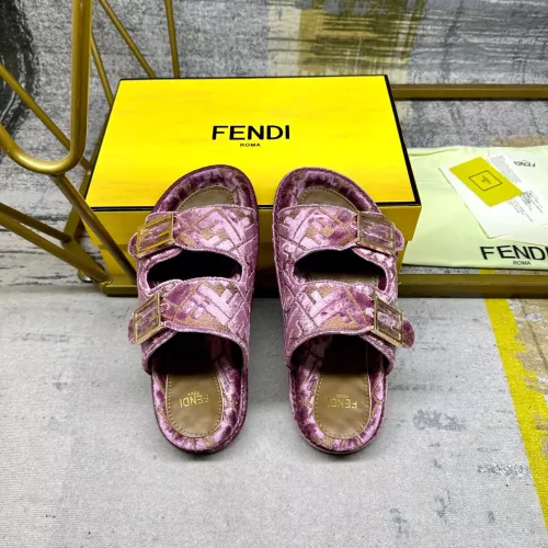 Cheap Fendi Slippers For Women #1289519 Replica Wholesale [$85.00 USD] [ITEM#1289519] on Replica Fendi Slippers