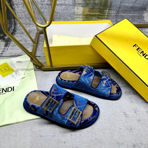 Cheap Fendi Slippers For Women #1289520 Replica Wholesale [$85.00 USD] [ITEM#1289520] on Replica Fendi Slippers