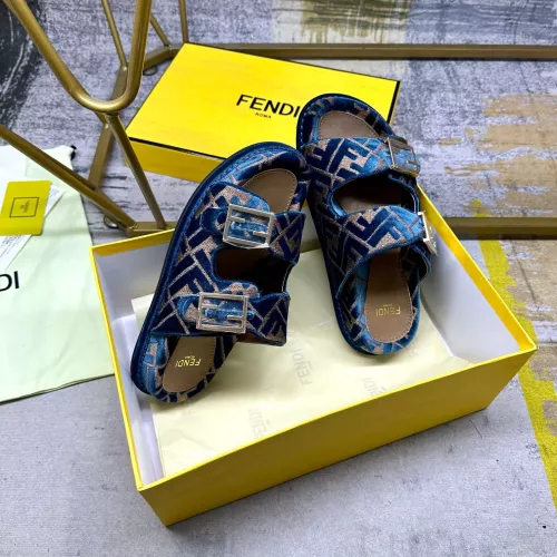 Cheap Fendi Slippers For Women #1289521 Replica Wholesale [$85.00 USD] [ITEM#1289521] on Replica Fendi Slippers