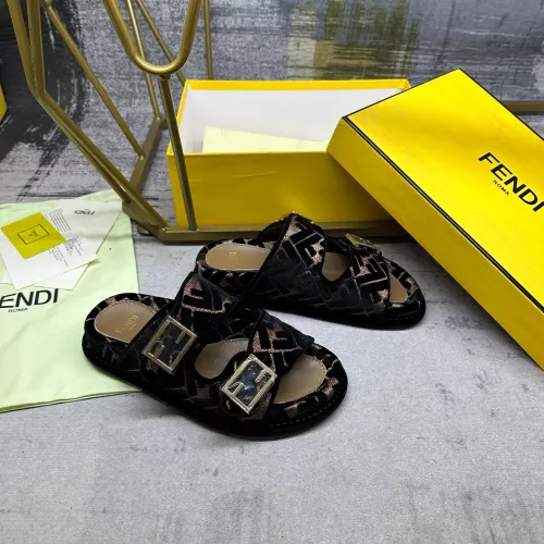 Cheap Fendi Slippers For Women #1289522 Replica Wholesale [$85.00 USD] [ITEM#1289522] on Replica Fendi Slippers