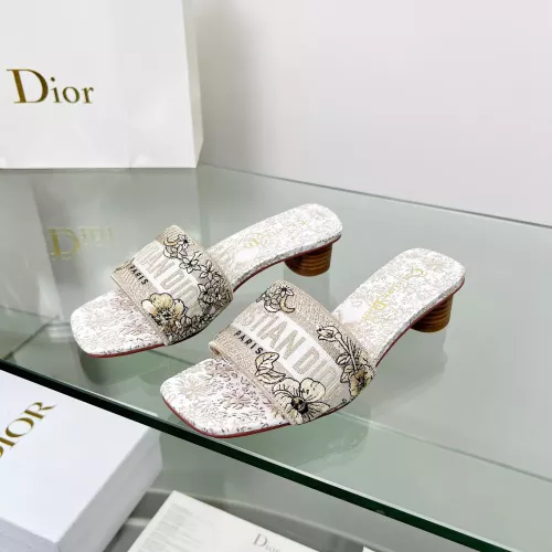 Cheap Christian Dior Slippers For Women #1289526 Replica Wholesale [$85.00 USD] [ITEM#1289526] on Replica Christian Dior Slippers