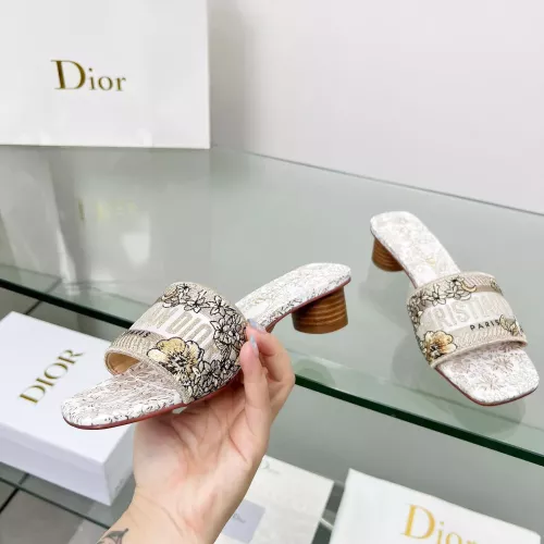 Cheap Christian Dior Slippers For Women #1289526 Replica Wholesale [$85.00 USD] [ITEM#1289526] on Replica Christian Dior Slippers