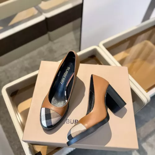 Cheap Burberry High-Heeled Shoes For Women #1289530 Replica Wholesale [$125.00 USD] [ITEM#1289530] on Replica Burberry High-Heeled Shoes