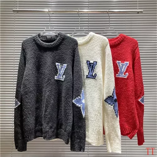 Cheap Louis Vuitton LV Sweaters Long Sleeved For Unisex #1289674 Replica Wholesale [$68.00 USD] [ITEM#1289674] on Replica Louis Vuitton LV Sweaters