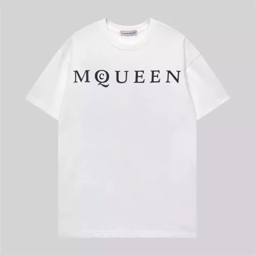 Cheap Alexander McQueen T-shirts Short Sleeved For Unisex #1289692 Replica Wholesale [$32.00 USD] [ITEM#1289692] on Replica Alexander McQueen T-shirts