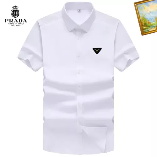 Prada Shirts Short Sleeved For Men #1289826