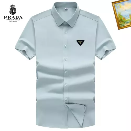 Prada Shirts Short Sleeved For Men #1289828